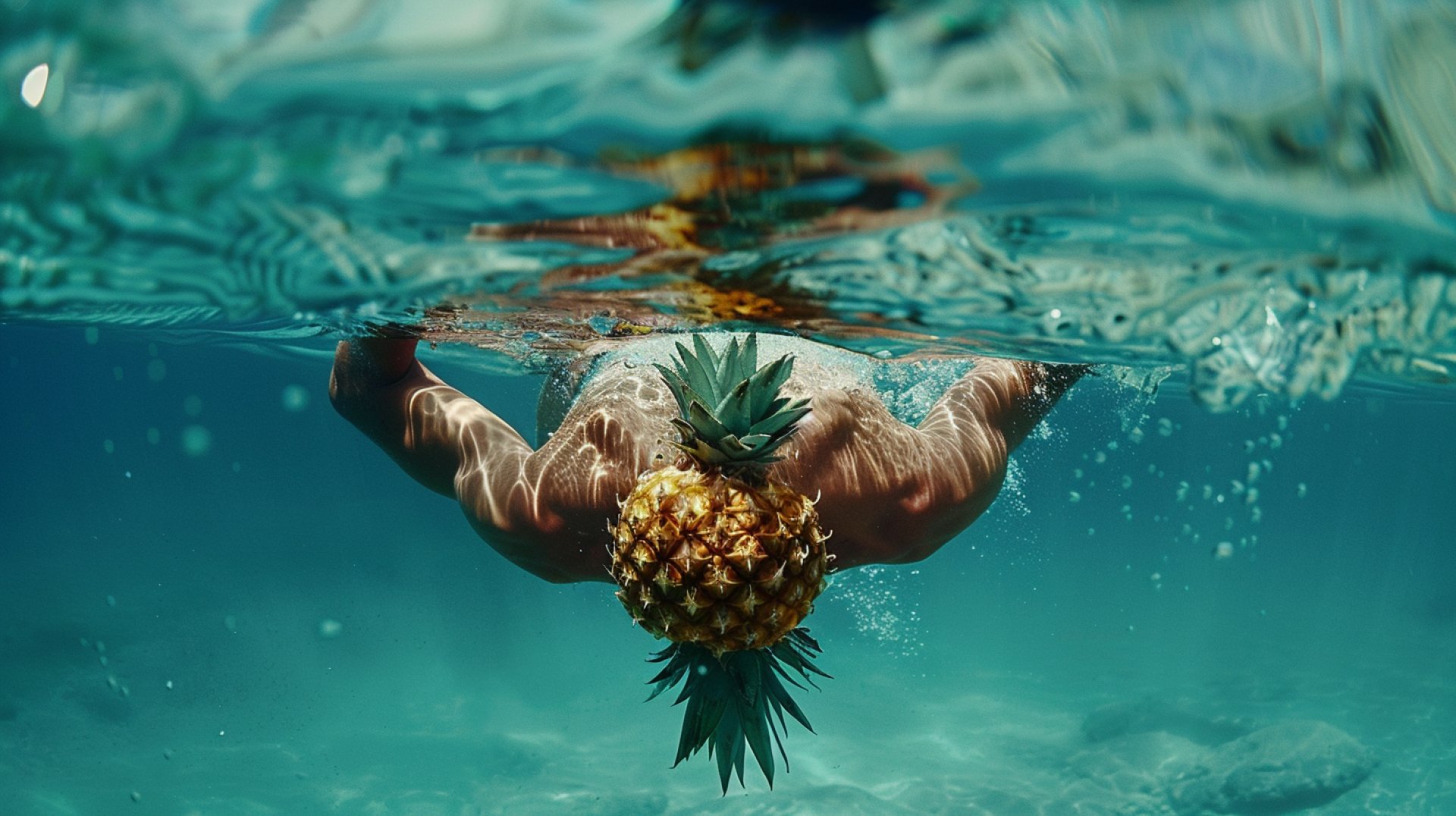 Exclusive Free Wallpapers of Upside Down Pineapple Art