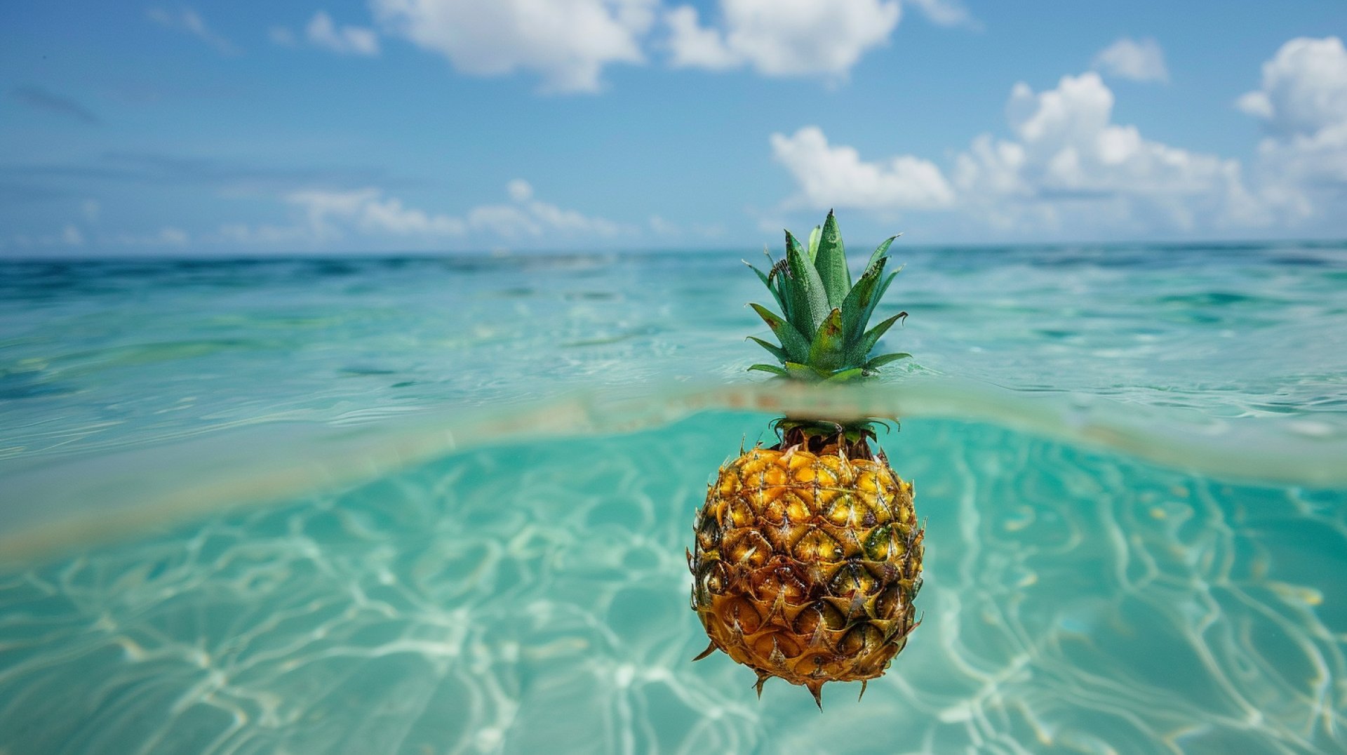 High-Resolution Upside Down Pineapple Photos in Digital Format