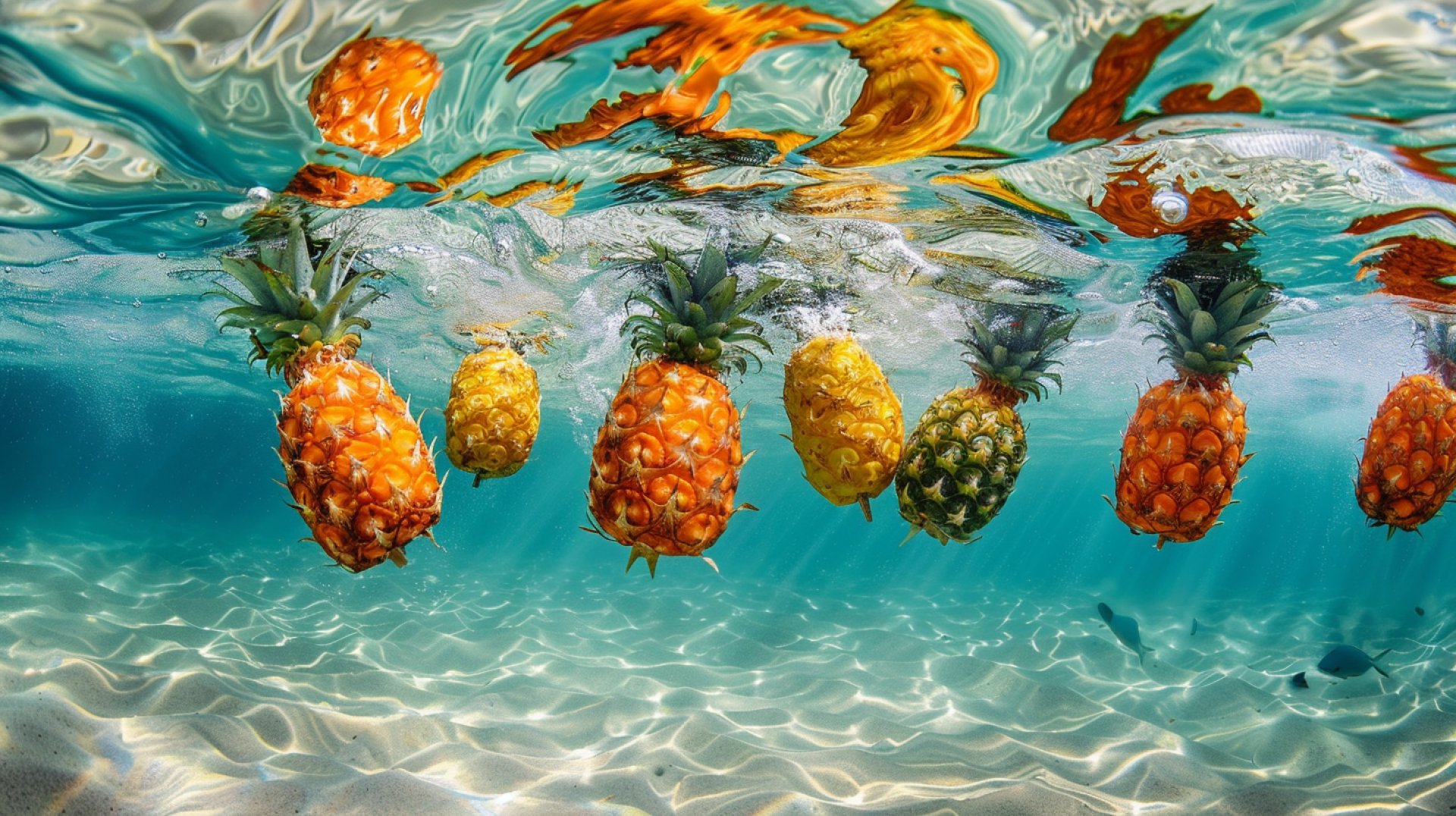 Explore Unique Digital Backgrounds: Upside Down Pineapple