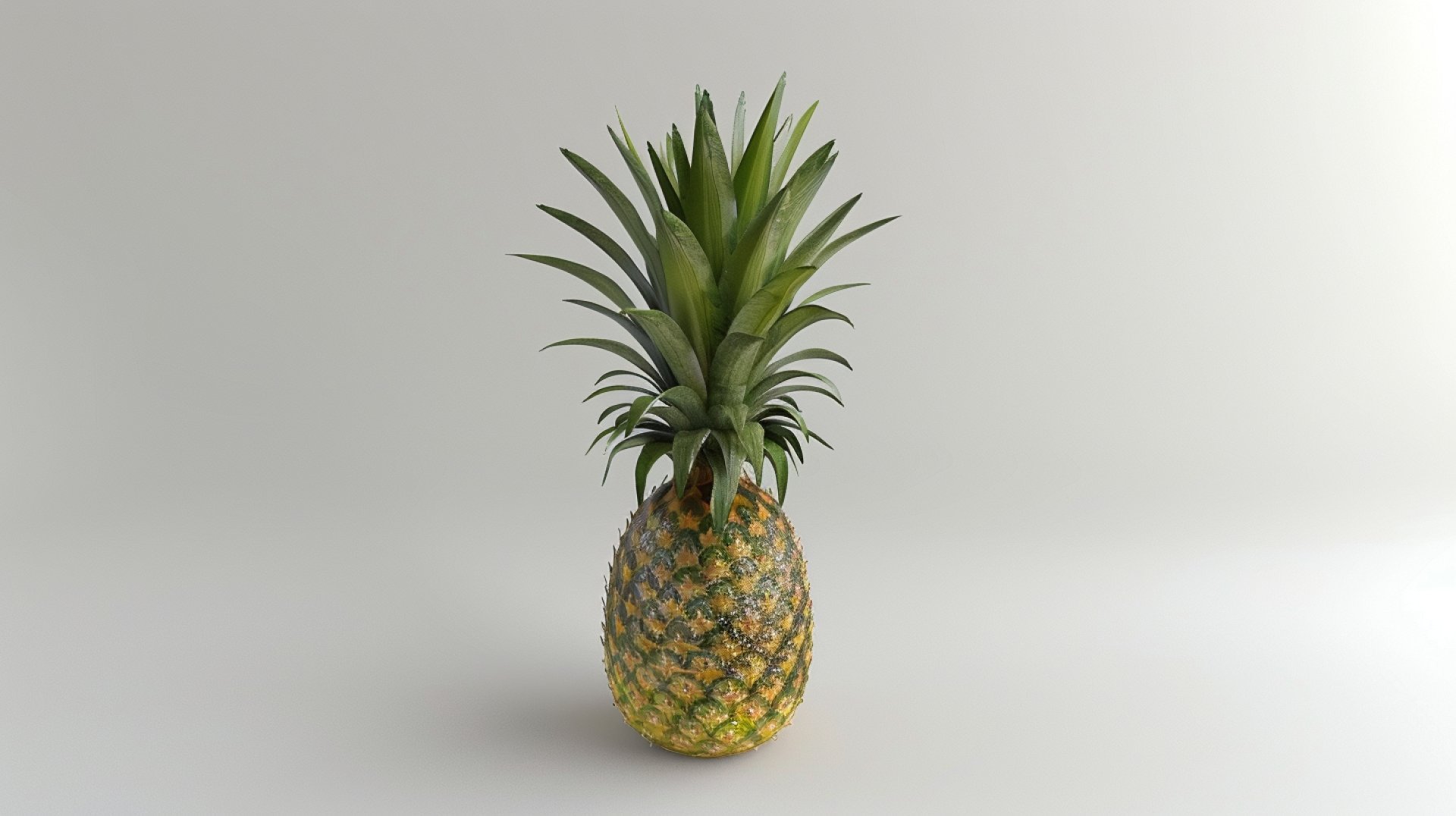 Creative Photo of Upside Down Pineapple in 16:9