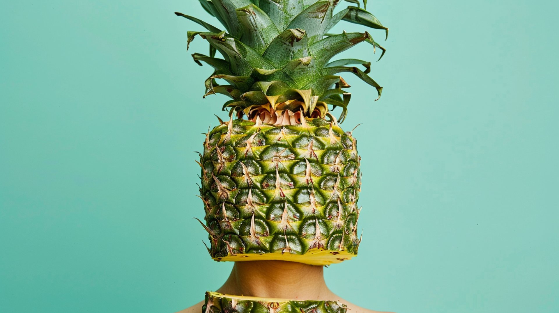 High-Quality Upside Down Pineapple Digital Backgrounds