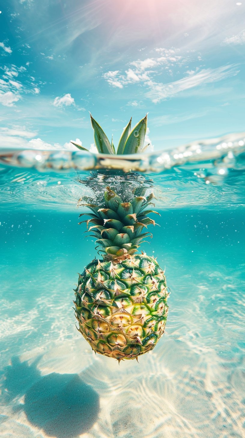 Unique Photos of Upside Down Pineapples for Wallpaper