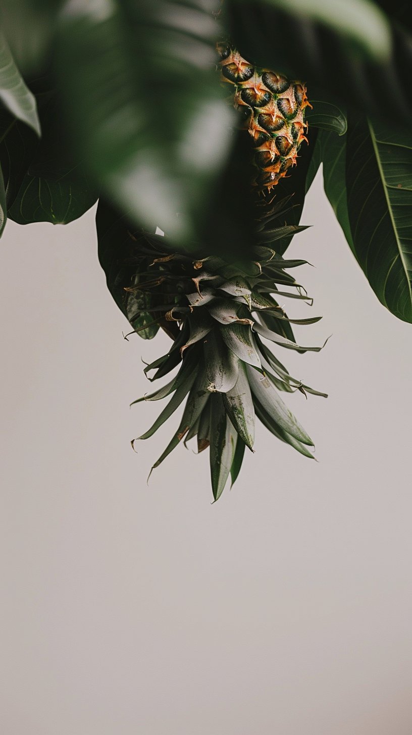 Vibrant Upside Down Pineapple Photo for HD Backgrounds