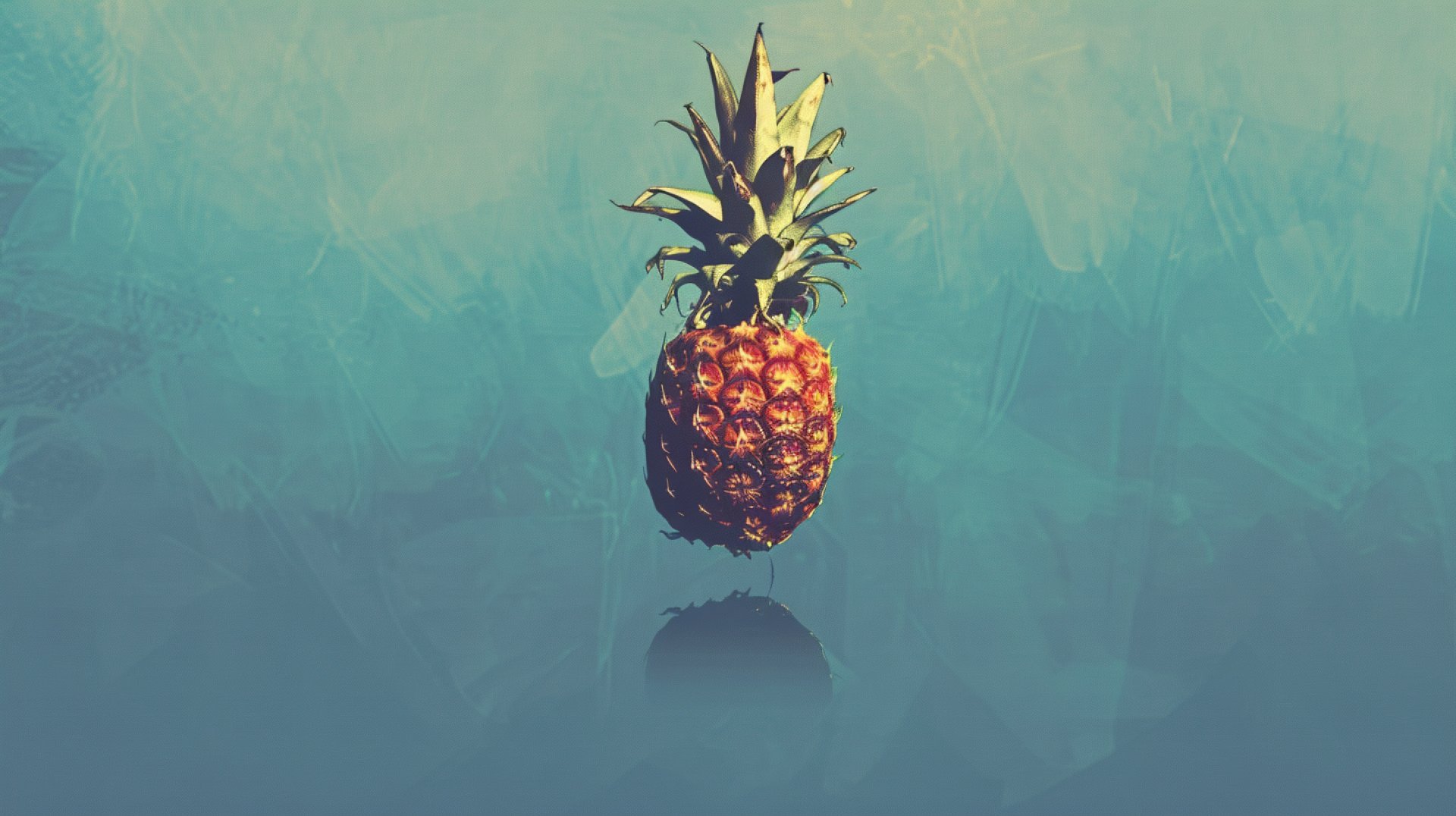 Artistic Upside Down Pineapple Images for Digital Displays