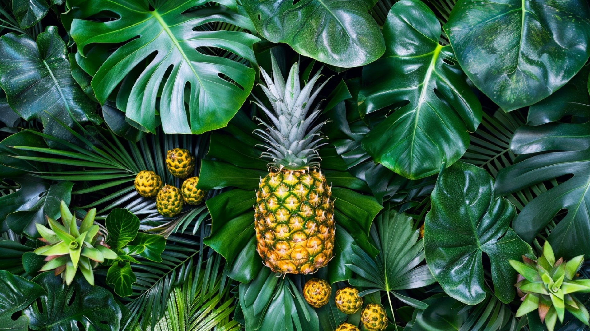 Upside Down Pineapple: A Quirky Wallpaper for Any Setting