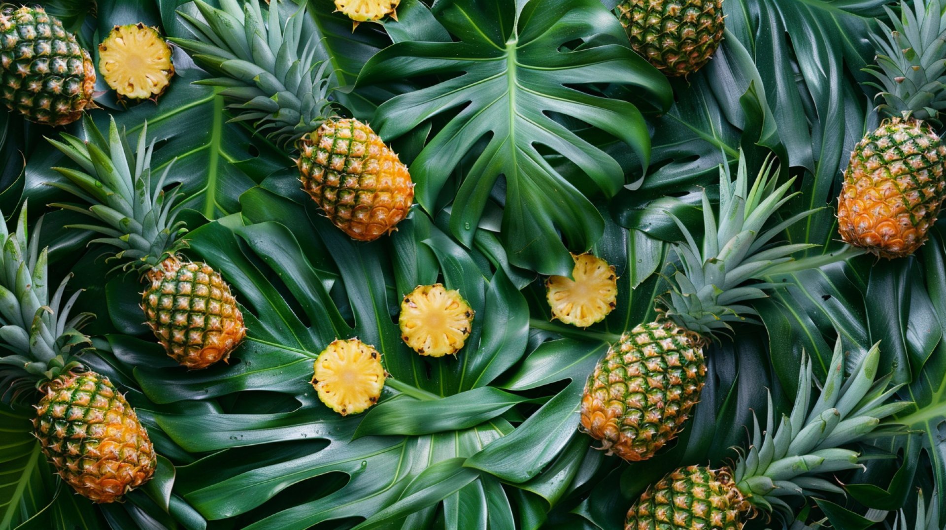 Stylish Upside Down Pineapple Backgrounds for Your Device