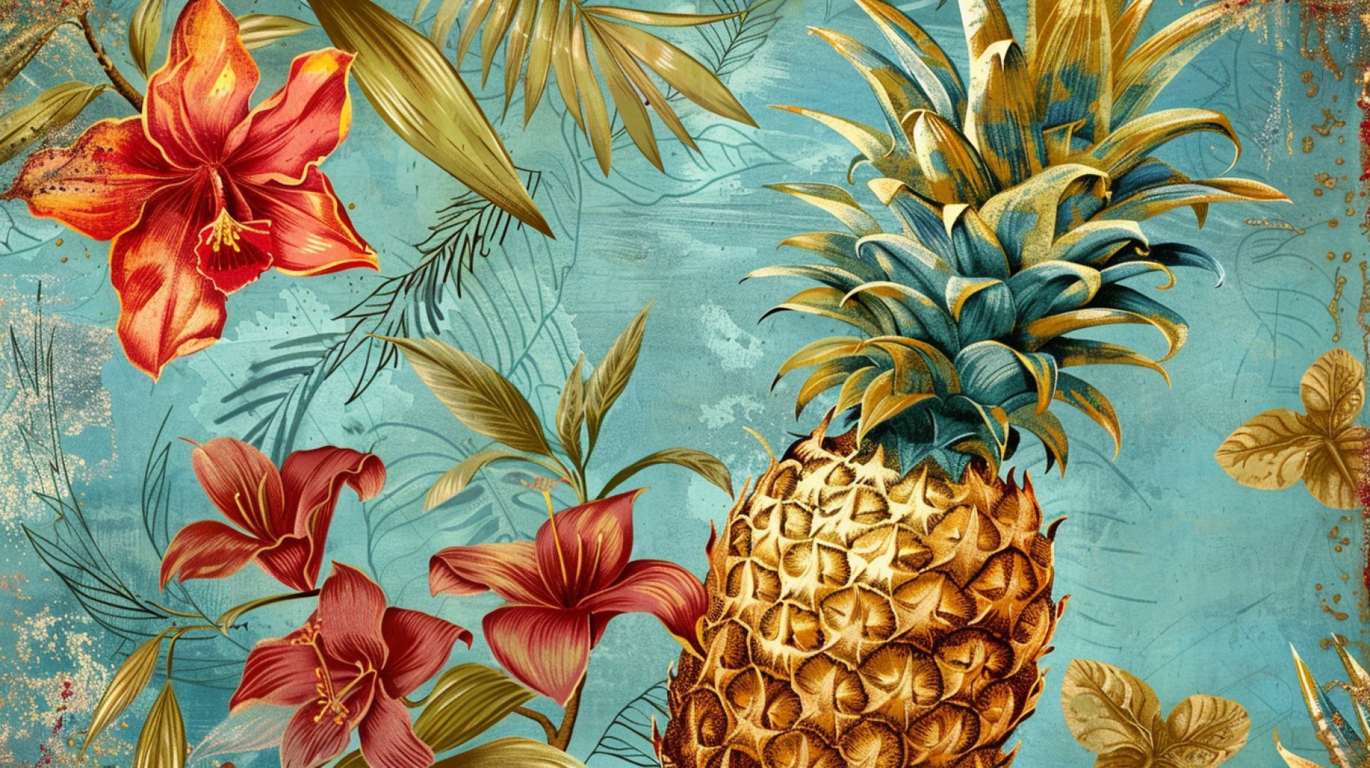 Unique Upside Down Pineapple Wallpaper for PC Screens