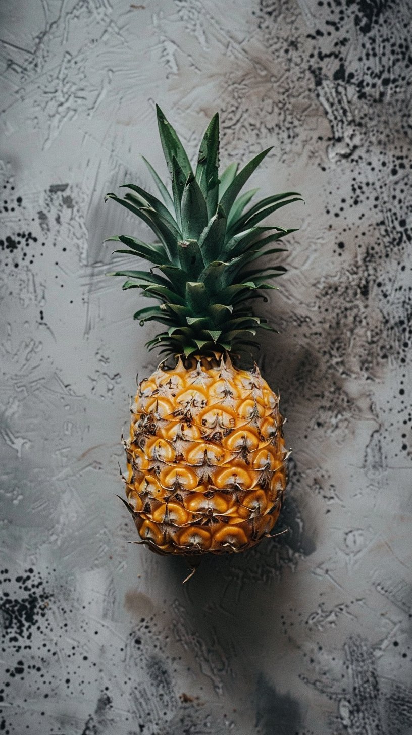 Crisp and Clear Upside Down Pineapple Pictures