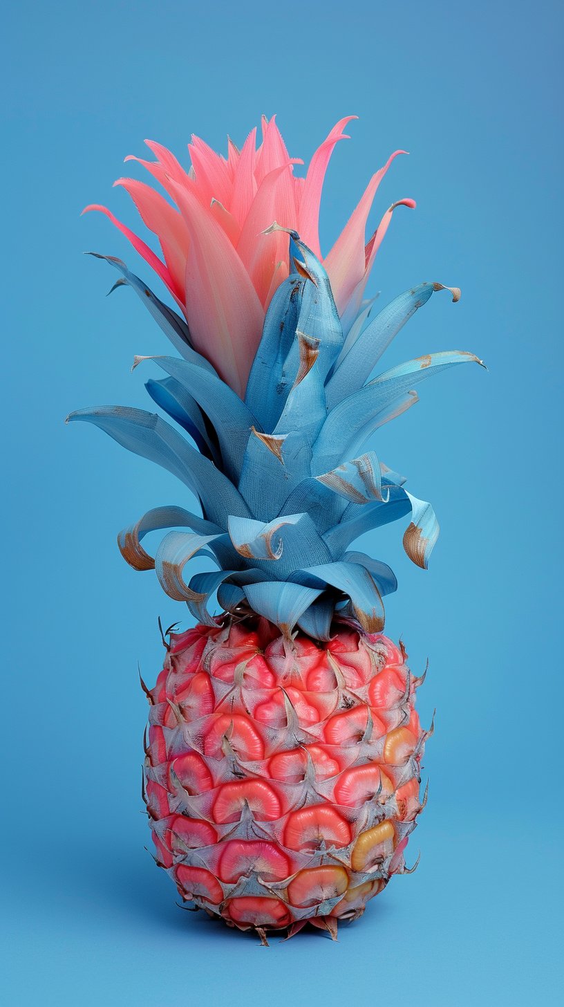 Modern Upside Down Pineapple Wallpaper for Android Devices