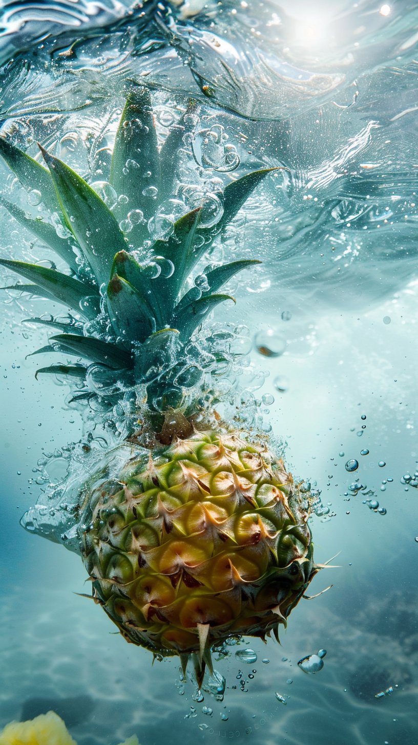 Vibrant Upside Down Pineapple Image for Your Phone