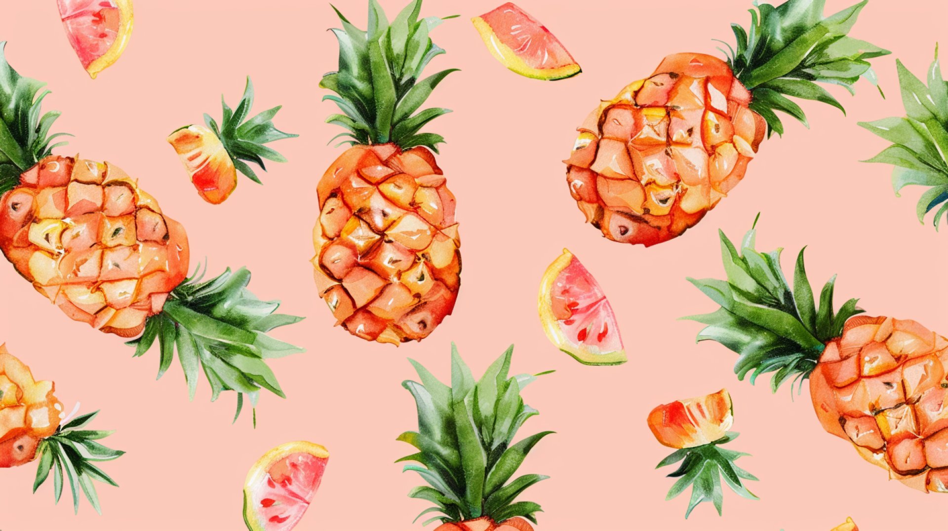 Creative Pineapple Desktop Wallpaper: Royalty-Free Images Available