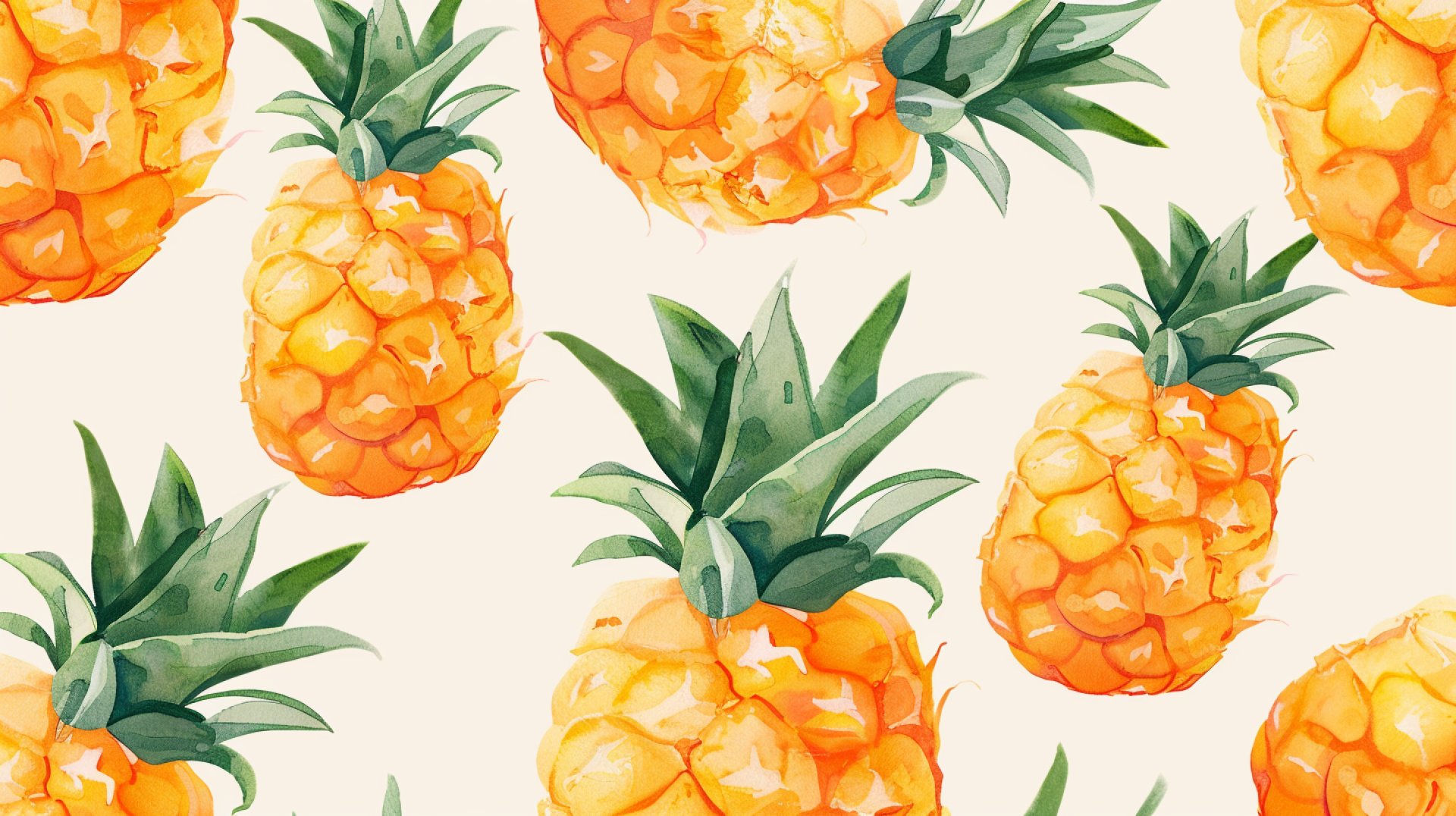 Colorful Pineapple HD Wallpaper: Perfect for Any Device