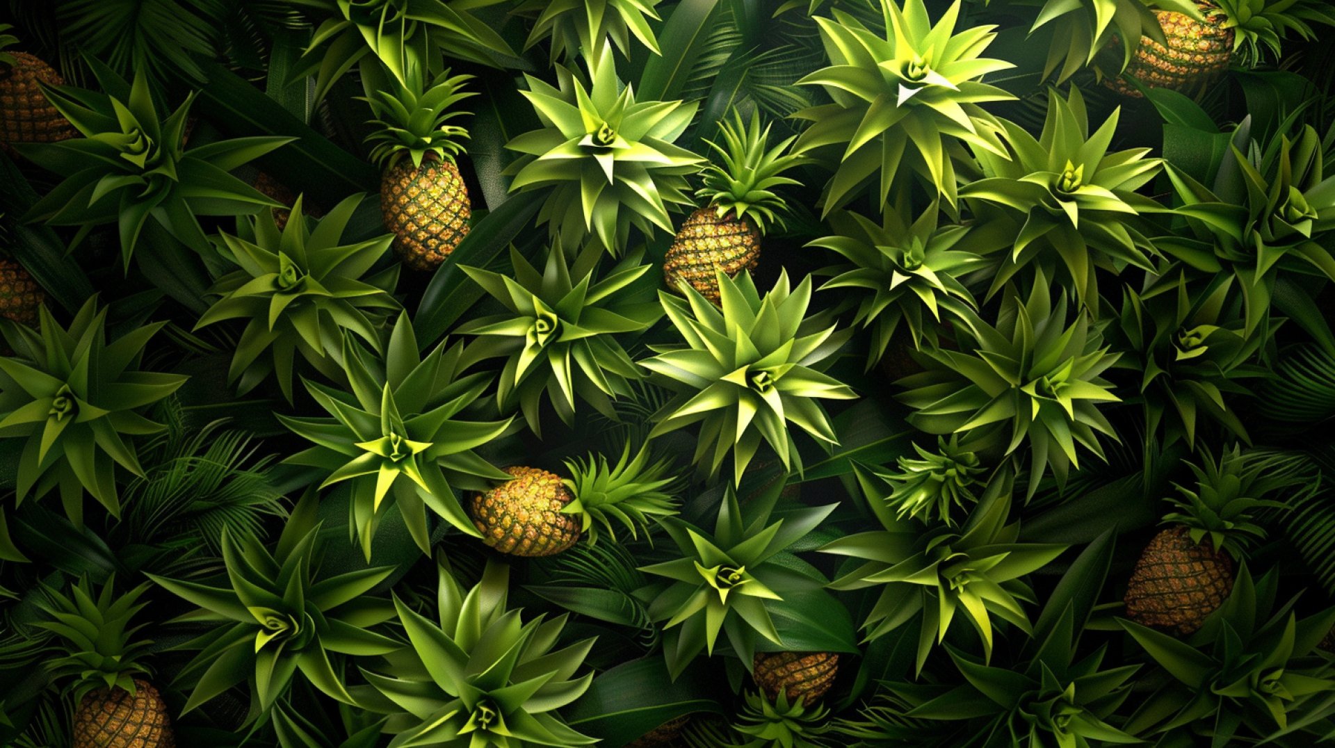 Colorful HD Pineapple Wallpapers for Bright Appealing Screens