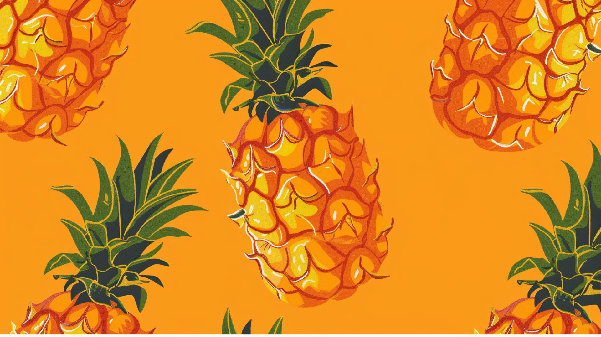 Pineapple in Ultra HD: Stunning Wallpaper for Desktop