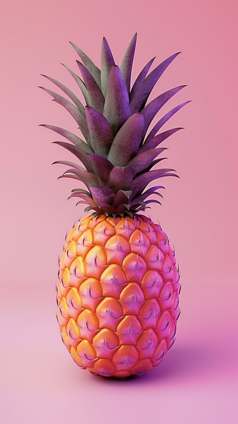 Creative Pineapple Wallpaper Designs for Mobile Screens