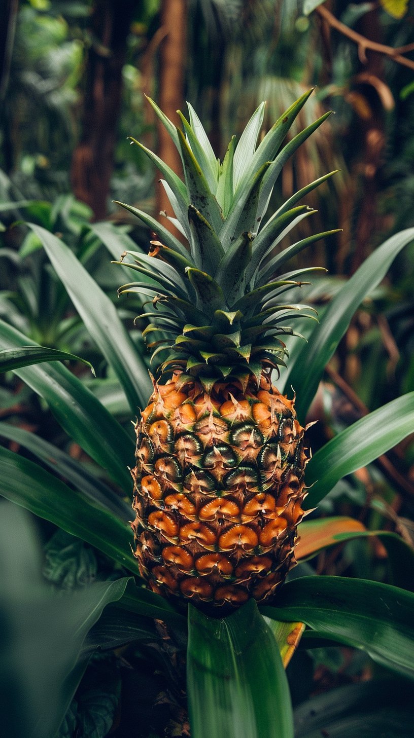 HD Pineapple Digital Background for Your Phone