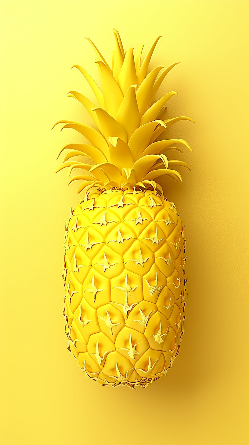 Pineapple-Themed HD Wallpaper for Samsung Galaxy