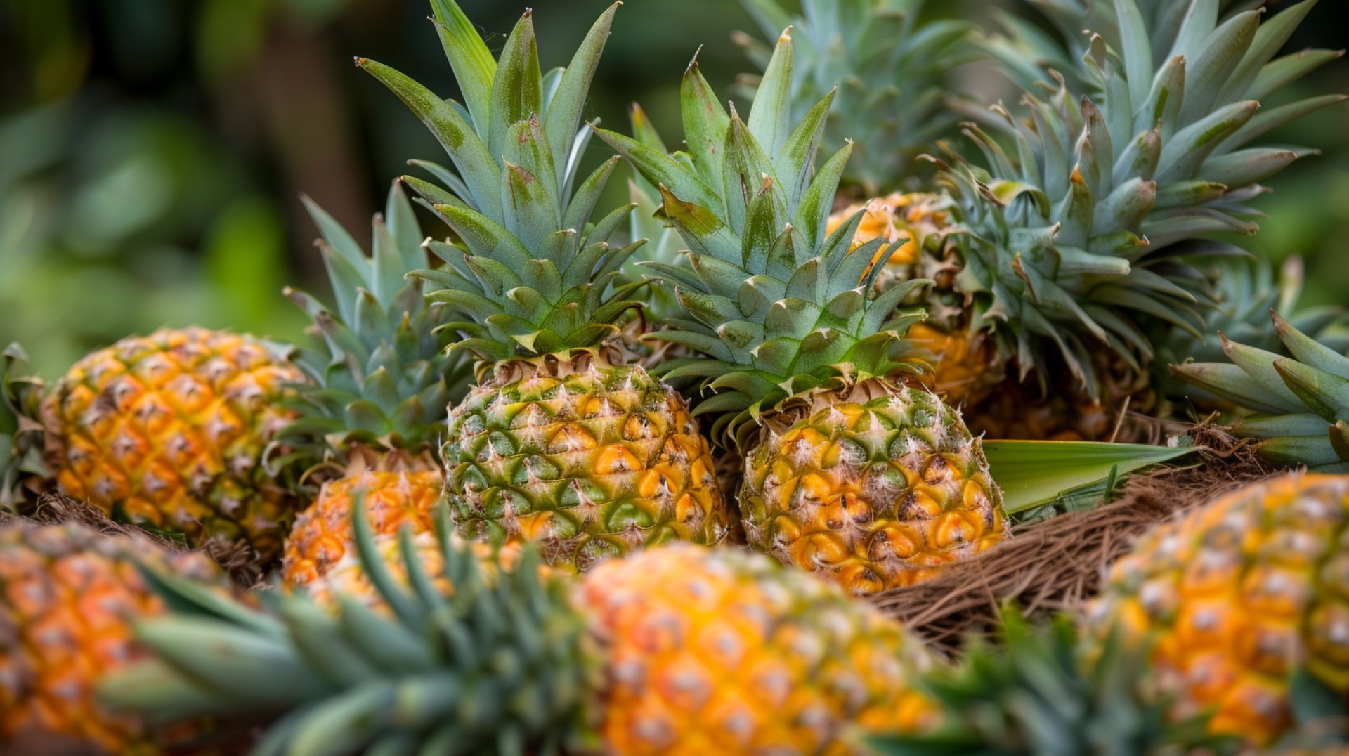 HD Wallpaper Featuring Lush Pineapple Designs