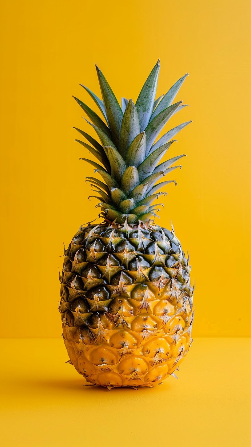 Charming Pineapple Background for iPhone Users