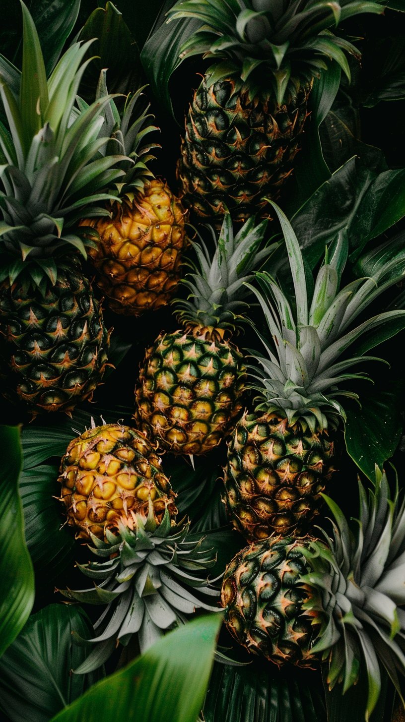 Enjoy Free Pineapple Mobile Wallpaper: Vibrant and Fun