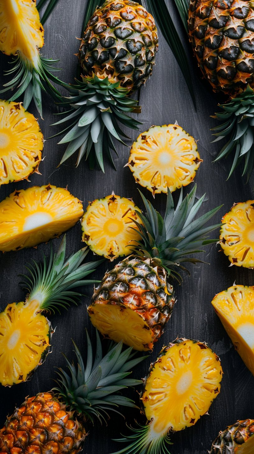 Vibrant Pineapple Photos for Your Mobile Wallpaper