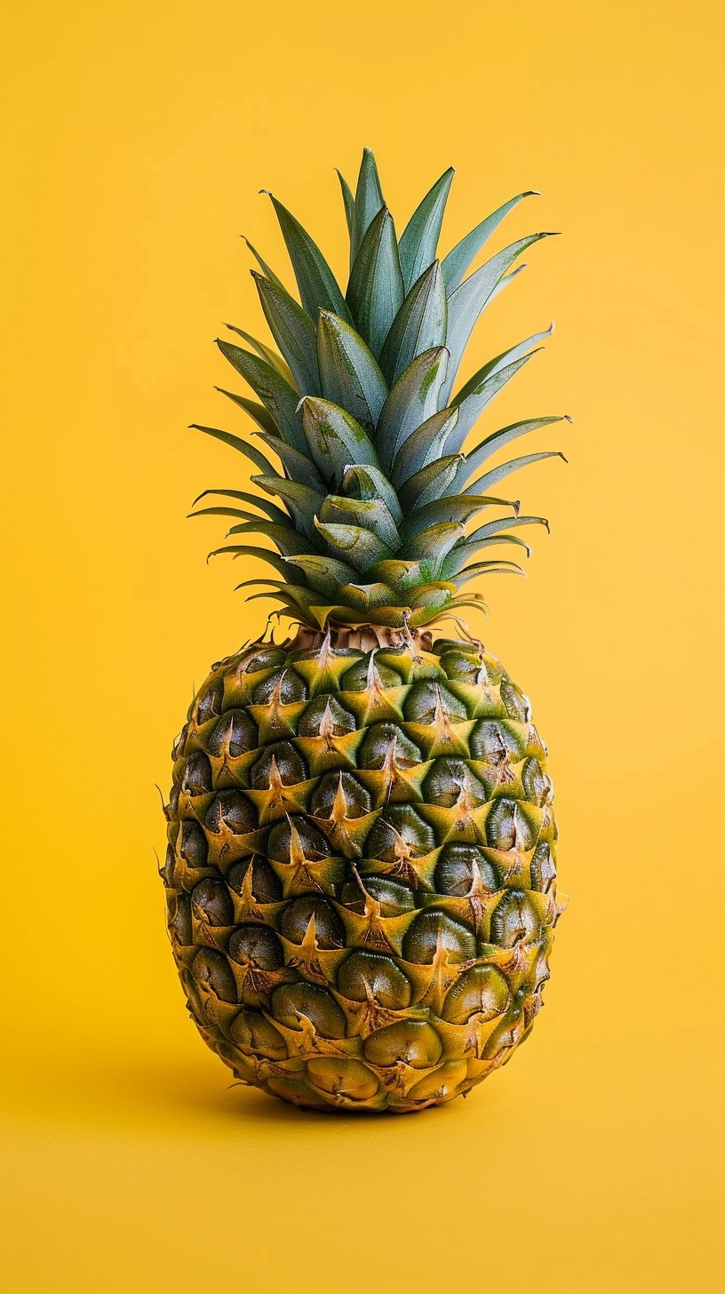 Download Stunning Pineapple Pictures in 9:16 Format