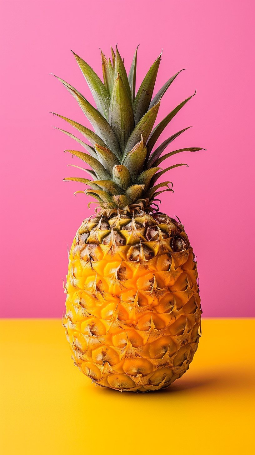 Tropical Paradise: Pineapple Photo for Mobile Background